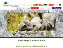 Tablet Screenshot of kazirangatourism.com